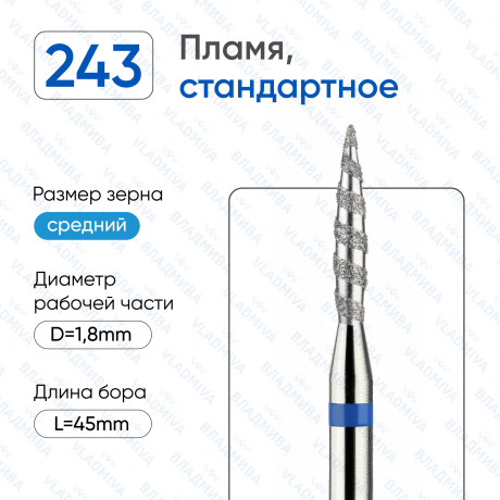 Фреза Торнадо 18 синяя